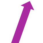 UXL Marketing - Arrow Purple - On White UXL Marketing - Arrow Purple - On White